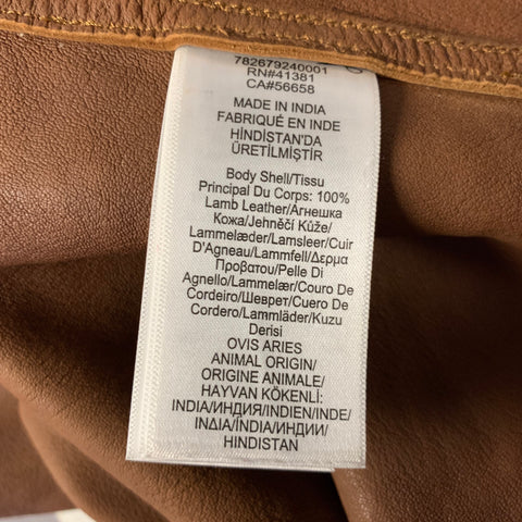 RRL by RALPH LAUREN Size XL Brown Embroidered Suede Western Jacket