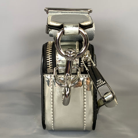 MARC JACOBS SS2016 Silver Metallic Polyurethane Shoulder Bag