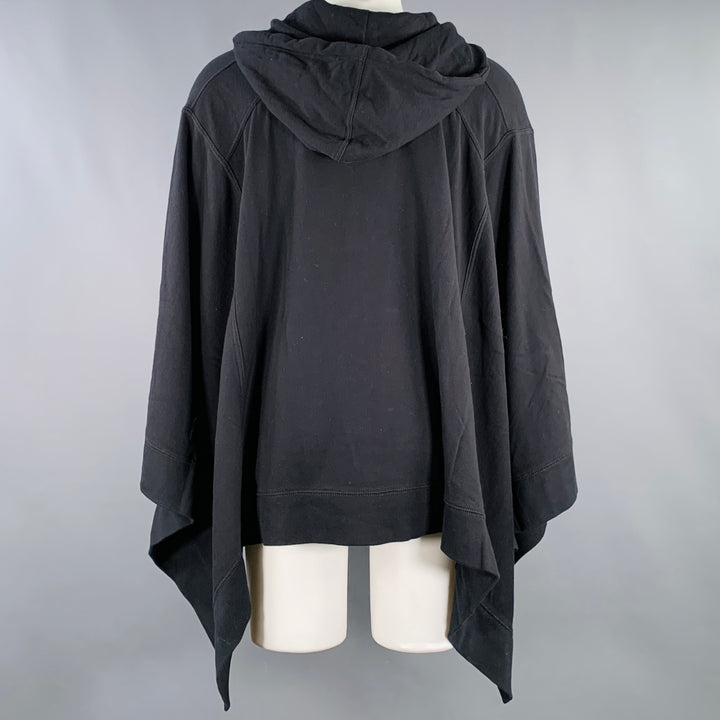 ALEXANDER WANG Size S Black Mixed Fabrics Cotton Blend Sleeveless Jacket