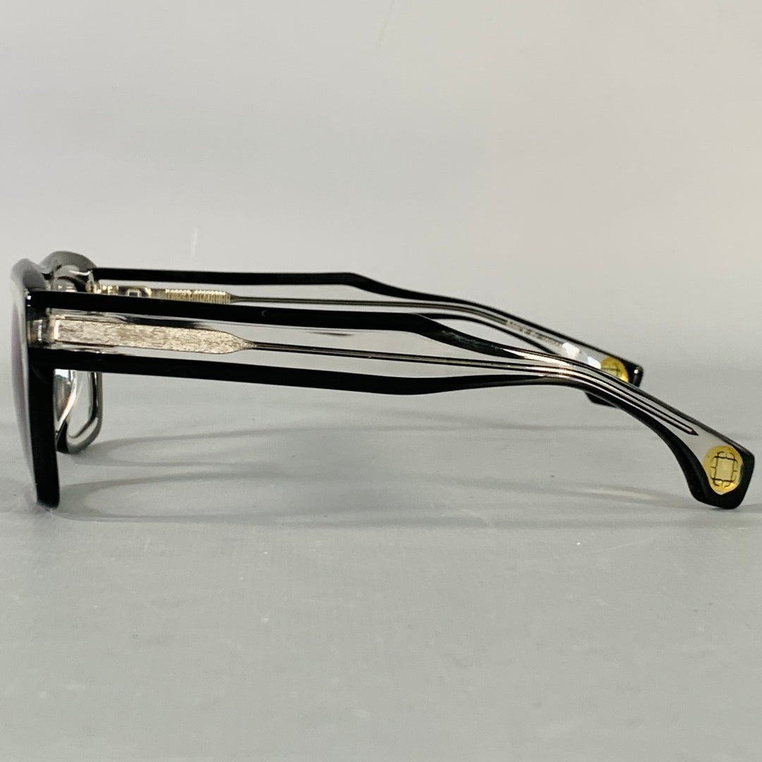 BLAKE KUWAHARA Transparent Black Acetate Sunglasses & Eyewear