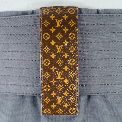 LOUIS VUITTON Size 4 Black Brown Lyocell Blend Mixed Fabrics Casual Pants