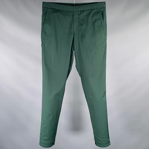 THEORY Size XS Green Polyamide Blend Drawstring Casual Pants