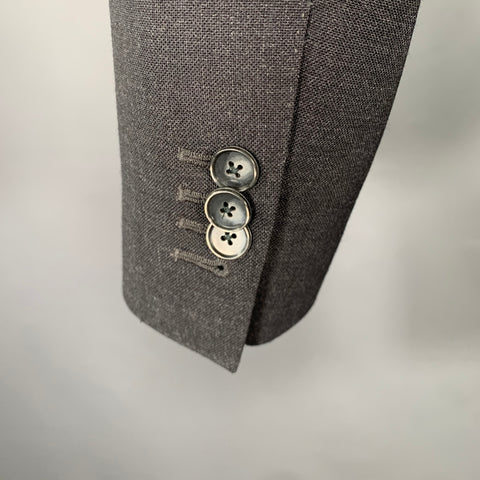 MAGARI Size 40 Grey Charcoal Virgin Wool Sport Coat