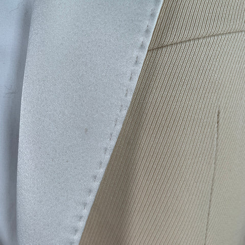 AMI by ALEXANDRE MATTIUSSI Taille 36 Veste de sport en laine texturée beige