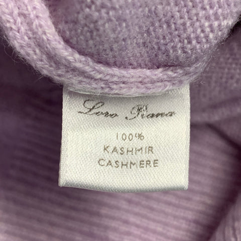 LORO PIANA Size M Purple Lavender Cashmere Crew Neck Sweater