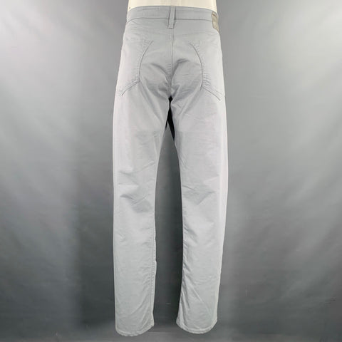 ADRIANO GOLDSCHMIED Taille 36 Pantalon décontracté coupe droite coton mélangé gris clair
