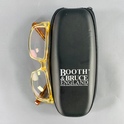 BOOTH & BRUCE Yellow Cognac Acetate Eyewear Frames