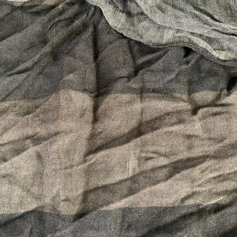 JOHN VARVATOS Grey Charcoal USA Flag Scarf