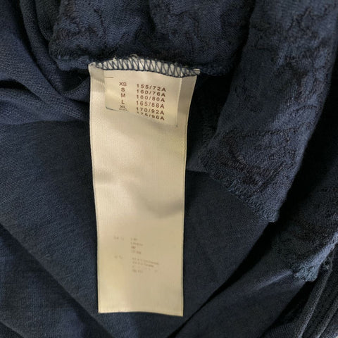 LOUIS VUITTON Size S Blue Cotton Blend Monogram T Shirt