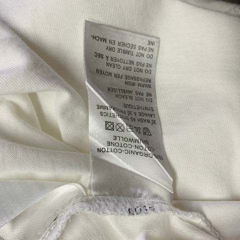 PAUL SMITH Size L White Multi Color Zebra Cotton Short Sleeve T-shirt
