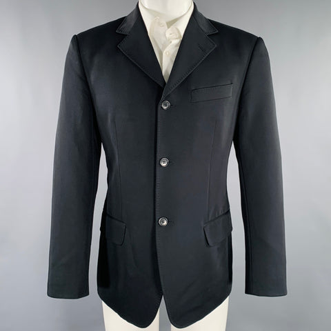 ALEXANDER MCQUEEN Taille 38 Veste de sport en mélange de polyester noir