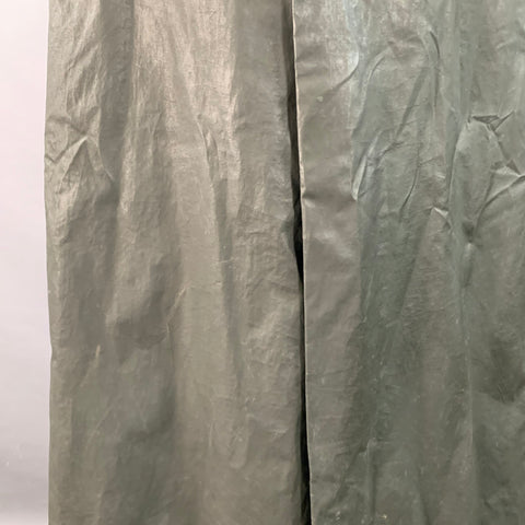 ISSEY MIYAKE Vintage Size XXL Green Charcoal Coated Cotton Insulated Coat
