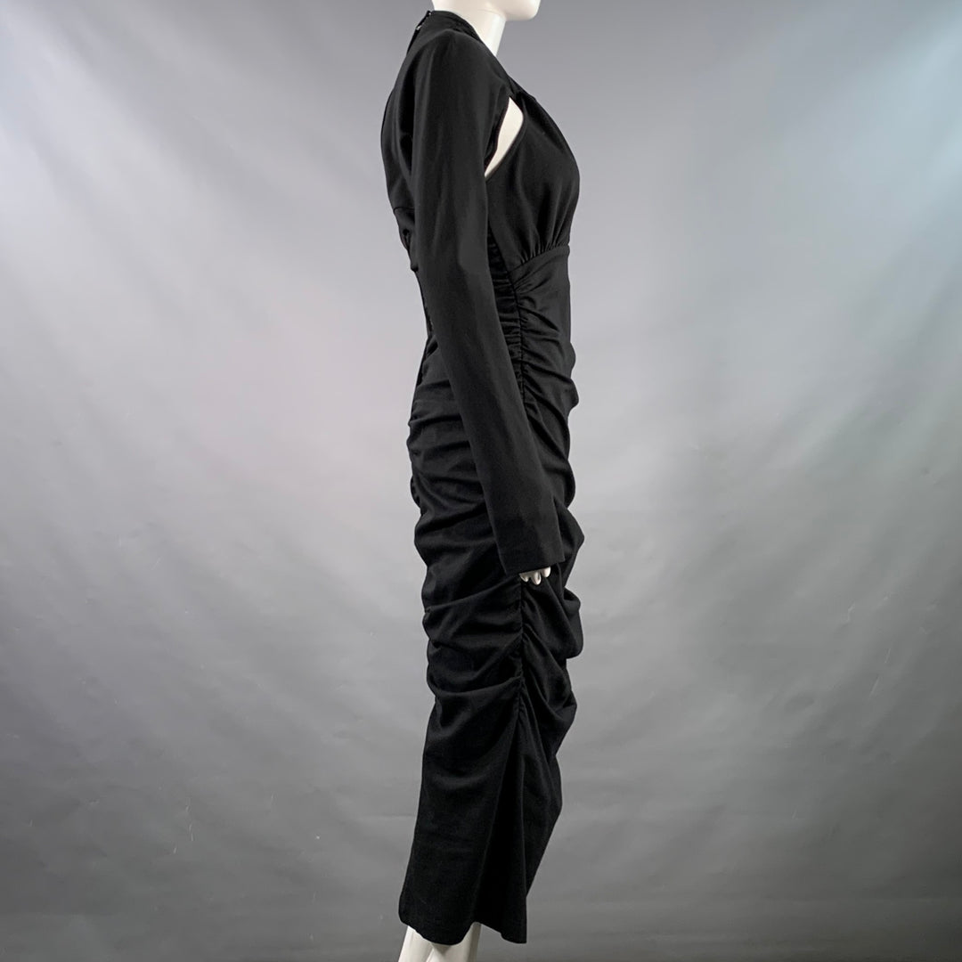 blue dress for baby girl Fashion Black Strapless Boning Detailed Bodycon Dress L / Black