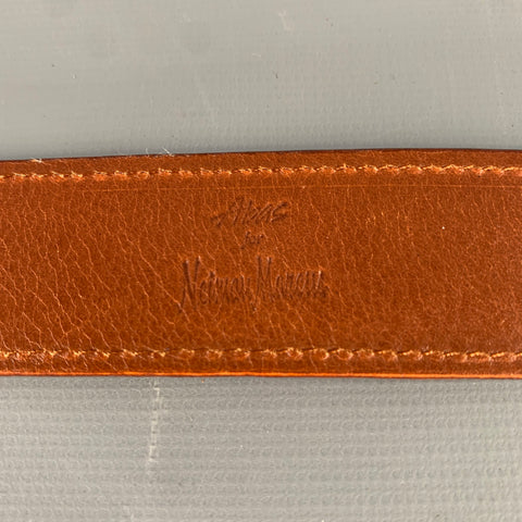 ABAS Size 38 Brown Lizard Belt