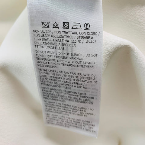 SALVATORE FERRAGAMO Taille S Débardeur décontracté en mélange de viscose blanche