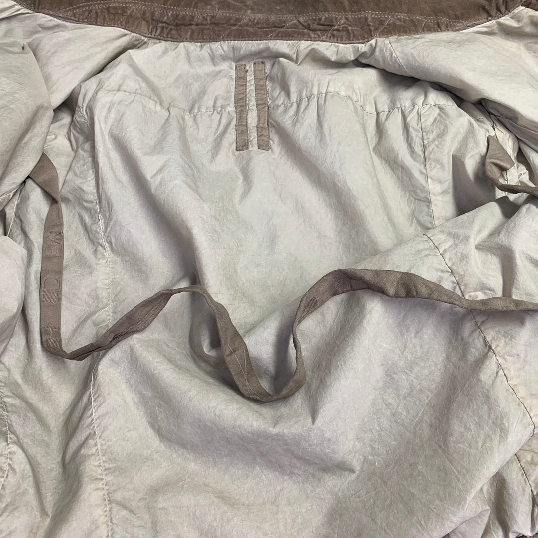 DRKSHDW Size L Brown Taupe Cotton Velvet Trucker Jacket