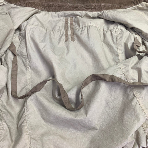 DRKSHDW Size L Brown Taupe Cotton Velvet Trucker Jacket