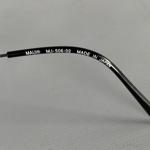 MAUI JIM Black Gunmetal Titanium Sunglasses