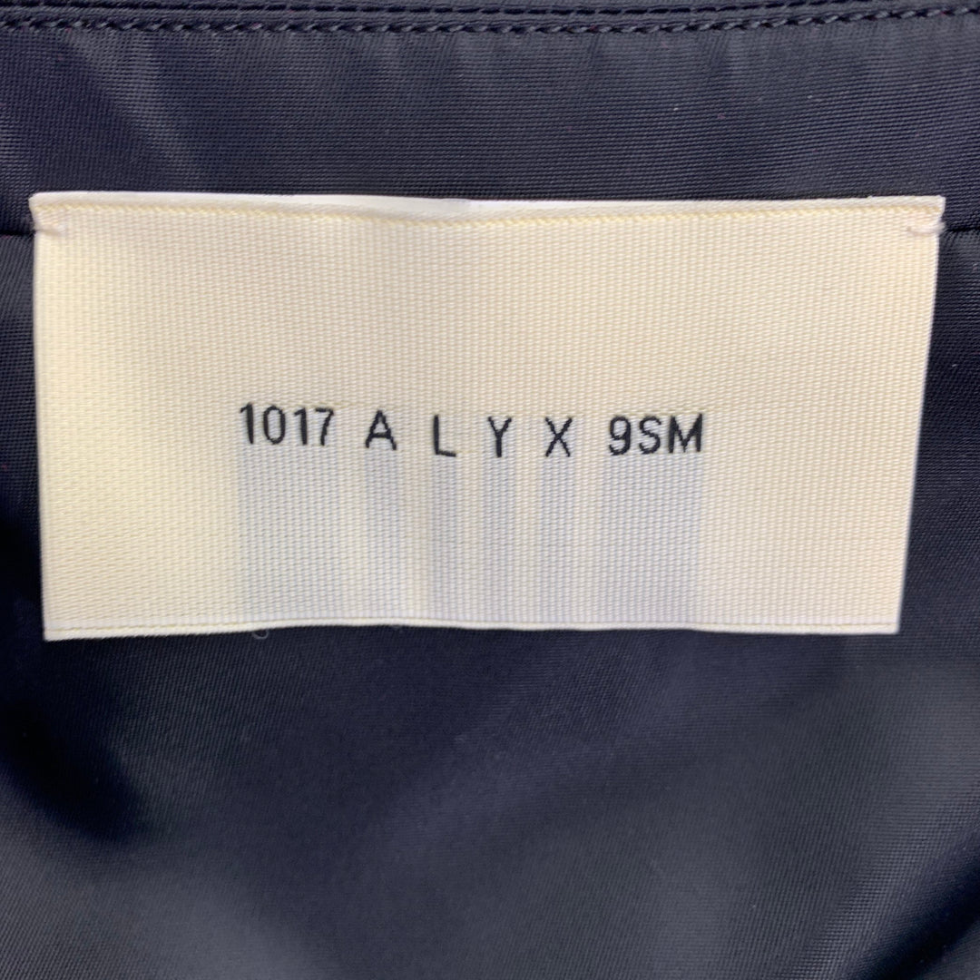 1017 ALYX 9SM Size 38 Black Nylon Single Breasted Jacket