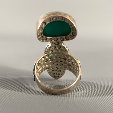 NO BRAND Silver Bees Ring