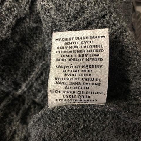 JASON WU Size S Grey Polyester Blend Metallic Crew Neck Sweater Womens