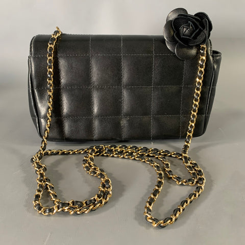 CHANEL Black Quilted Leather Cross Body Handbag