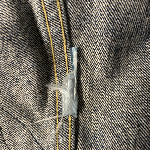 LEVI'S Size M Blue Black Bats Cotton Denim Jacket