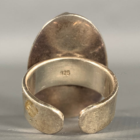 NO BRAND Ring Size 8 Rust Silver Ring