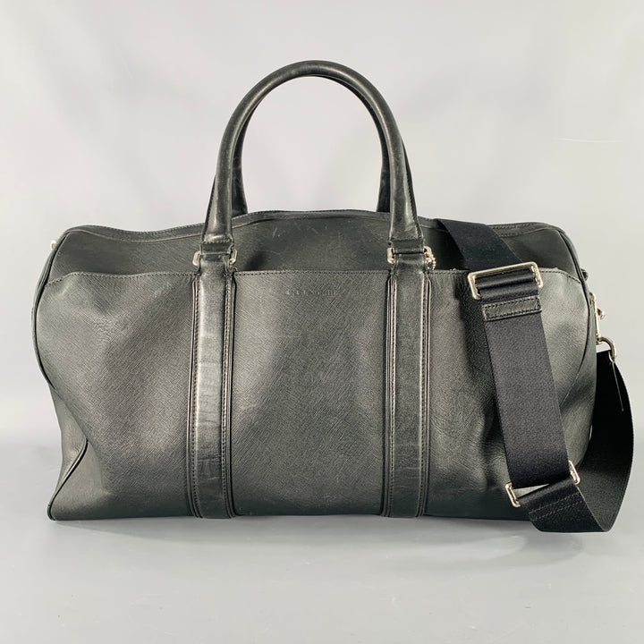 COACH Black Saffiano Leather Duffle Bag