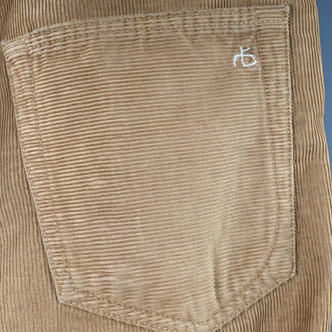 RAG & BONE Size 30 Tan Corduroy Cotton Blend Five Pockets Casual Pants