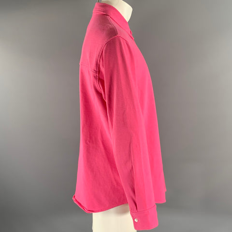 ALEXANDER WANG Size M Pink Cotton Button Up Long Sleeve Shirt