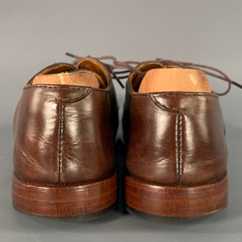 RANCOURT & CO. Size 7 Sanford Blucher Brown Leather Derby Lace-Up Shoes