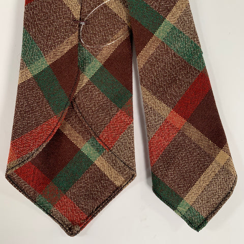 RRL by RALPH LAUREN Red Mult -Color Tartan Wool Tie
