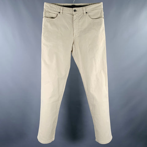 JEAN DROIT ERMENEGILDO ZEGNA Taille 33 Coton mélangé Beige