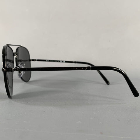RAY-BAN New Aviator Black Metal Sunglasses