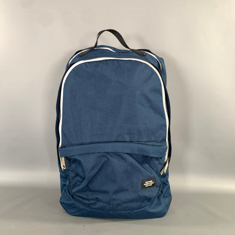 JACK SPADE Navy Solid Canvas Backpack Bag