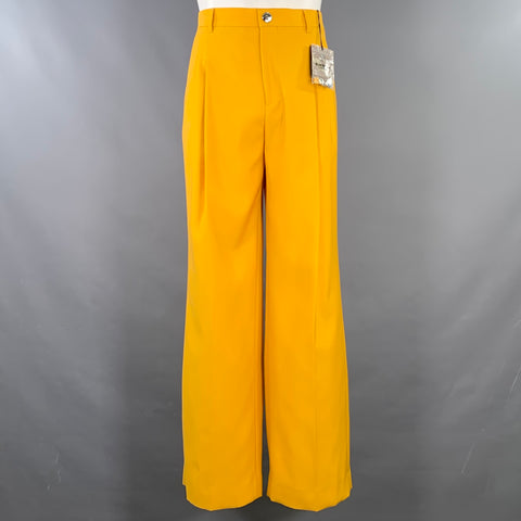 BURBERRY SS23 Size 40 Yellow Wool Double Breasted Suit