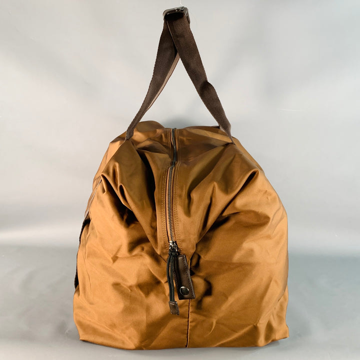 STELLA McCARTNEY Brown Tobacco Nylon Duffle Bag