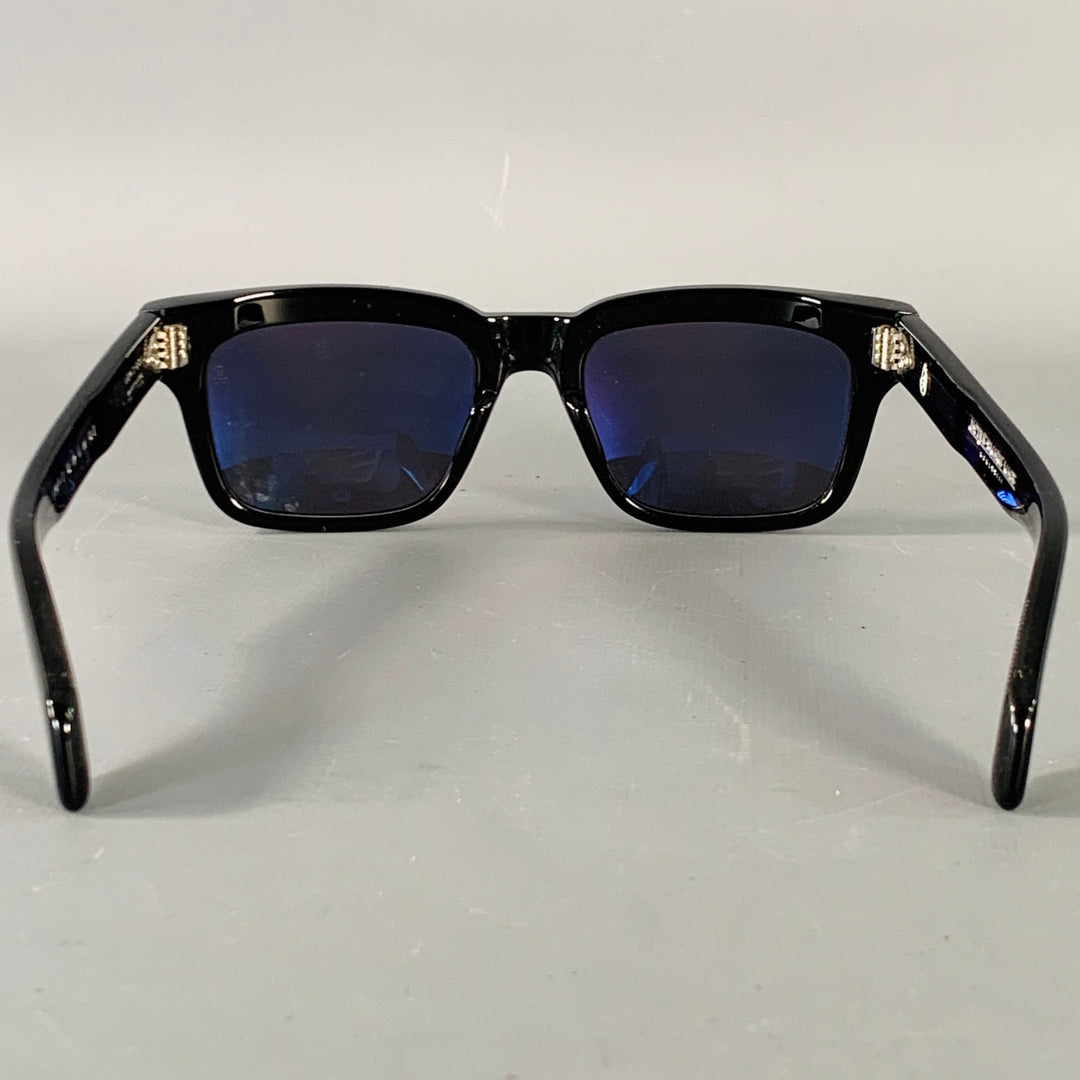 JACQUES MARIE MAGE Black Acetate Sunglasses