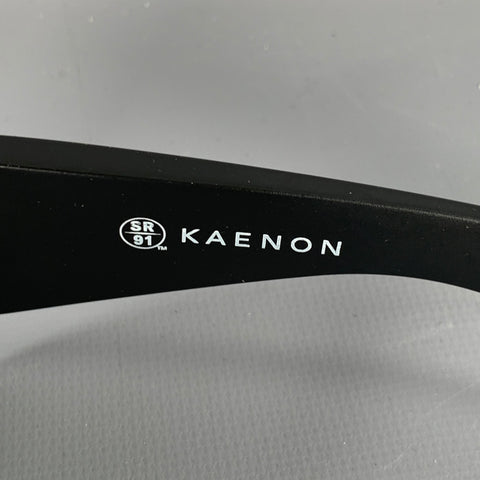 KAENON Matte Black Acetate Polarized Sunglasses