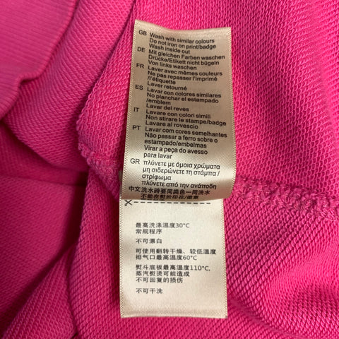 SCOTCH AND SODA Size XL Pink Multi Color Patch Cotton Hoodie Sweatshirt