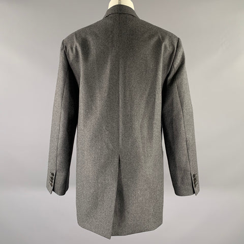 NILI LOTAN Size M Grey Wool Notch Lapel Jacket