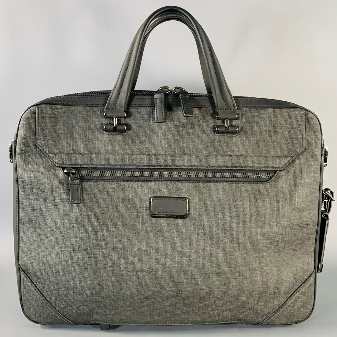TUMI Black Coated Canvas Laptop Bag