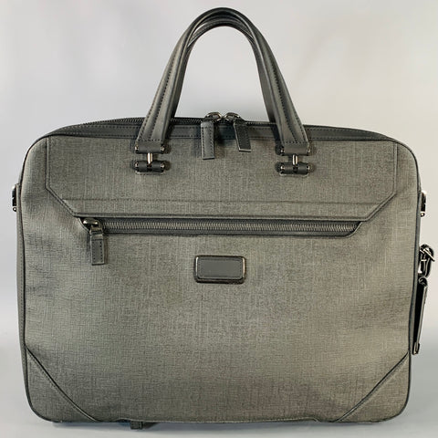 TUMI Black Coated Canvas Laptop Bag