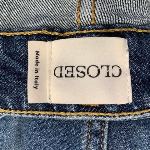 CLOSED Size 30 Blue Cotton Straight Jeans