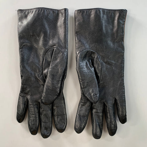 NO BRAND Size 8 Brown Black Gloves