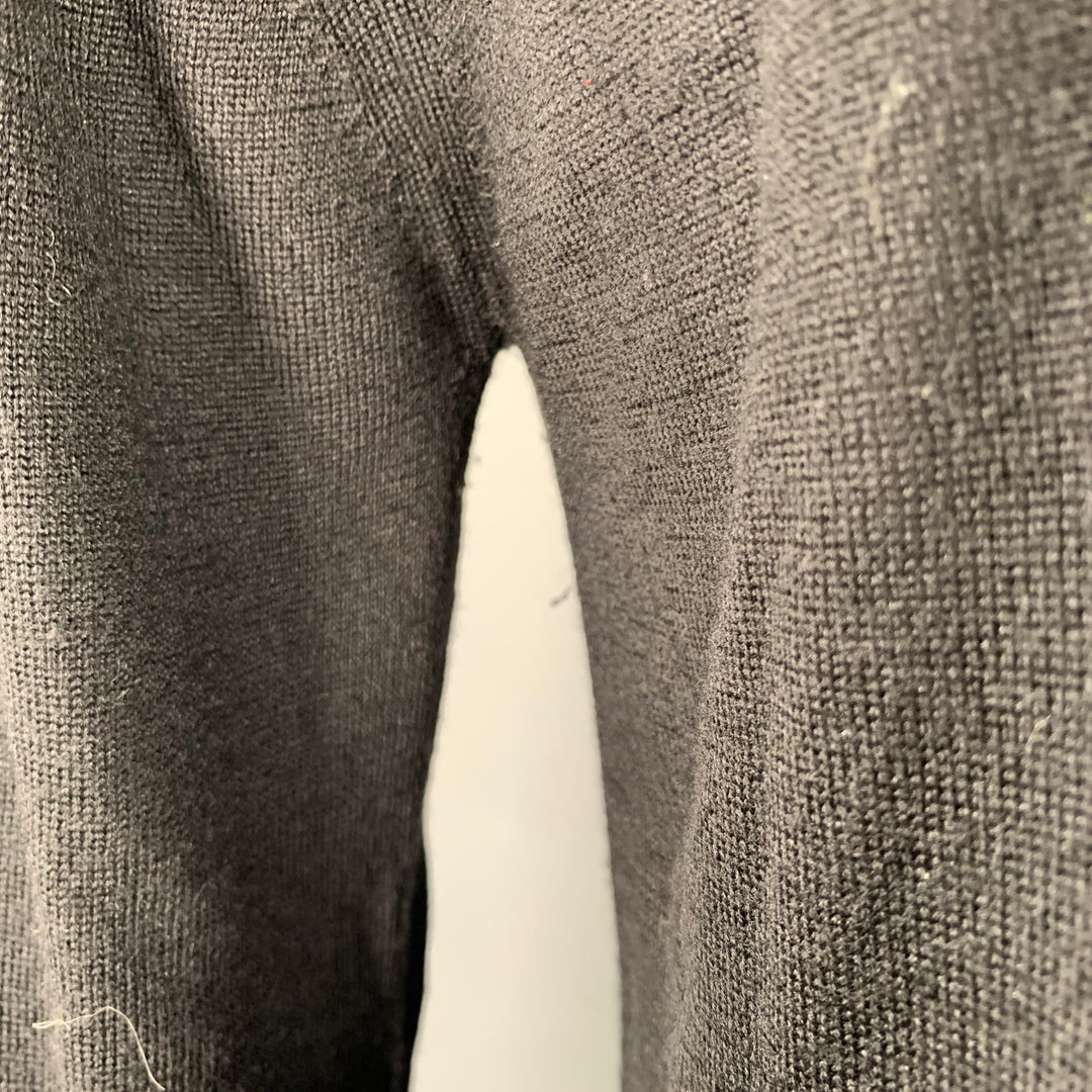 VIKTOR & ROLF Size M Black Jersey Turtleneck Pullover