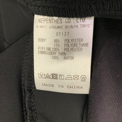 NEEDLES Size S Black Polyester Blend Bootcut Casual Pants