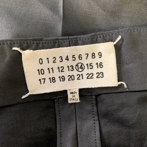 MAISON MARGIELA Size 36 Grey Heather Wool Flat Front Dress Pants