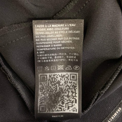 LAFAYETTE 148 Size 8 Navy Polyamide Bend Trouser Cut Casual Pants